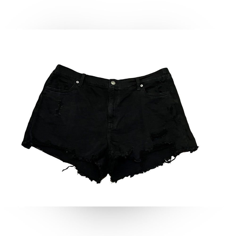 Aerie Frayed Hem Denim Shorts XL